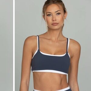 GOLDHINGE BLUEWASH DOUBLE LAYER STRYDEFORM BRA NWT